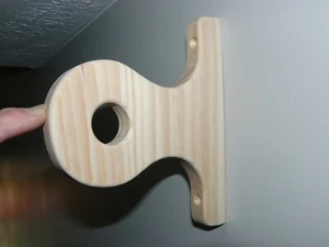 wood curtain rod brackets - Picture 1 of 11