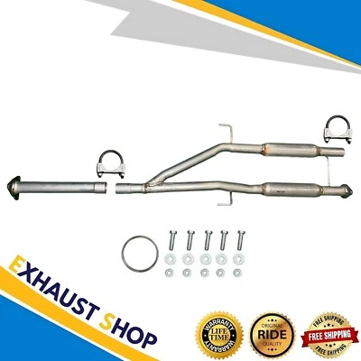 Exhaust Resonator And Pipe Assembly Fits 2010-2013 Acura MDX 3.7L Fast Dispatch - Imagem 1 de 4