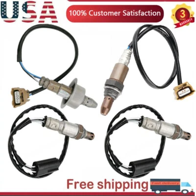 Sensor de oxígeno 4X para Nissan 3,5 L V6 Máxima 2014 Murano&Quest 2011 arriba+aguas abajo Foto 1 de 4