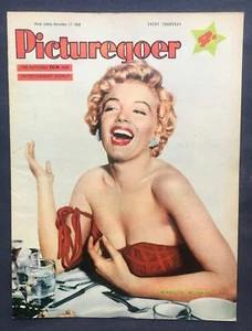 MARILYN MONROE Audrey Hepburn PICTUREGOER MAGAZINE 1956 November- Near Mint - Picture 1 of 7