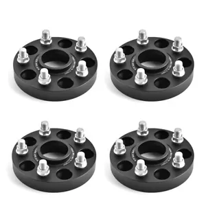 Fits Land Rover Discovery 3 4 5 LR3 LR4 204+ Forged Wheel Spacers 25mm 4Pc Black - Picture 1 of 12