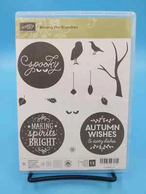 Juego de estampillas adhesivas Stampin Up Among the Branches - Búho, pájaro, sentimientos - NUEVO Foto 1 de 4