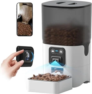 Automatic Cat Feeder with APP Two-Way Audio 2.4G et Feeder with Camera - Picture 1 of 3