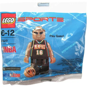 NEW SEALED LEGO 3529 Pau Gasol Minifigure NBA Promo Polybag 4203327 4205268 Paul - Picture 1 of 2