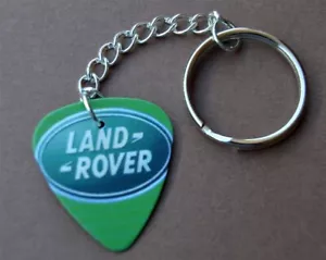 Land Rover Emblem Guitar Pick Keychain - Picture 1 of 1