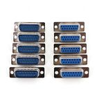 5Pairs D-SUB DB15 Male and Female 2 Row 15Pin Plug Wire Solder Connector