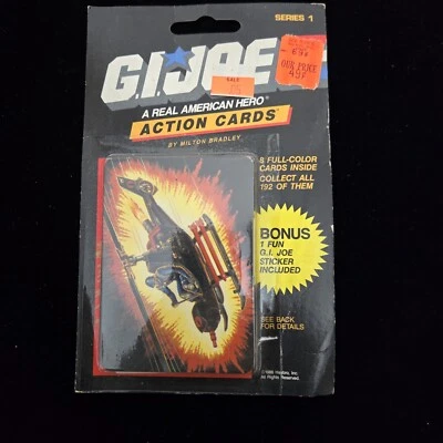 1986 HASBRO G.I. JOE ACTION CARD STICKER PACK SEALED TOP 116 - Image 1 of 2