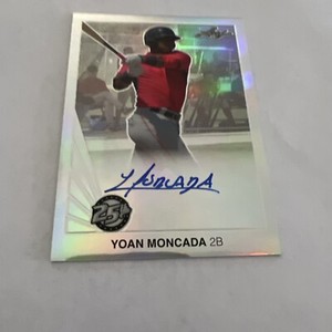 YOAN MONCADA LEAF 2015 - BA-YM1 - AUTO