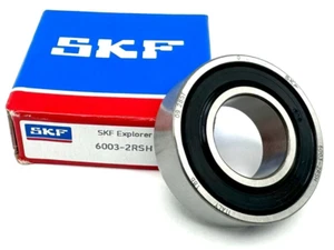 SKF 6003 2RSH RODAMIENTO RÍGIDO DE BOLAS, GOMA SELLADO 2RS 17x35x10 mm nuevo - Imagen 1 de 4