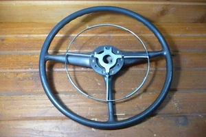 Vintage 1946 1947 1948 Plymouth P15 Deluxe Steering Wheel & Horn Ring - Picture 1 of 18