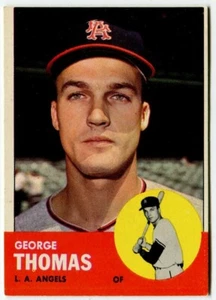 1963 Topps #98 George Thomas Los Angeles Angels - Picture 1 of 2