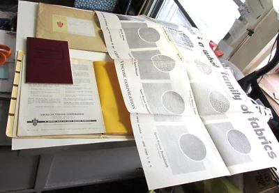 1946 RAYON ткани образовательный дома Ec класса учитель материал курс вискозы - Изображение 1 из 4