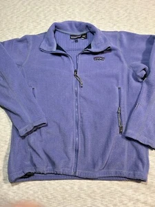 Patagonia Women’s M Medium USA Made R Full Zip Purple Jacket Polartec Vintage - Bild 1 von 5