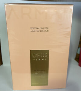 Opus Femme by Armaf LIMITED EDITION Eau de Parfum 3.4oz for Women Sealed Box