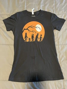 Star Wars Halloween Theme T Shirt Girl’s Large Trick Or Treat Tapered - Picture 1 of 12