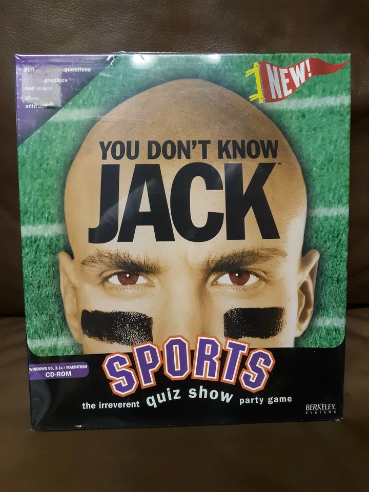 You Don't Know Jack Sports (PC/MAC-CD, 1996) Win/Mac - NEW  - Image 1 of 4