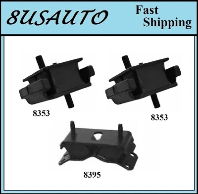 3 piezas montaje de motor y transmisión apto para Toyota Land Cruiser 1993-1997 4,5 L - transmisión automática Foto 1 de 4