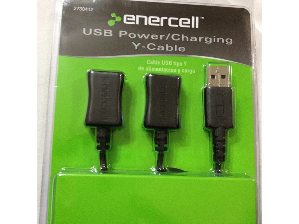 Enercell - USB Power/charging Y-cable - Charge Two Devices From One USB Port - Image 1 of 1
