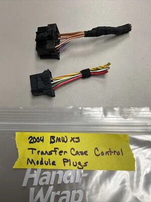 BMW X5 X3 2004 transmisión de gasolina caja de cambios módulo de control caja de transferencia enchufes OEM* Foto 1 de 2