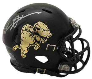 Deion Sanders Signed Colorado Buffaloes Chrome Mini Helmet Beckett 39625 - Picture 1 of 4