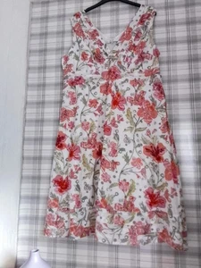 RJR. John Rocha Women's Floral Dress, Size 16, Lined - Picture 1 of 3