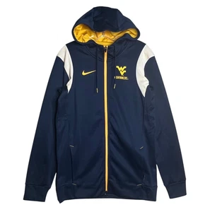 West Virginia Mountaineers Full Zip Hoodie Nike On Field Therma Fit Mens S NWOT - Picture 1 of 17