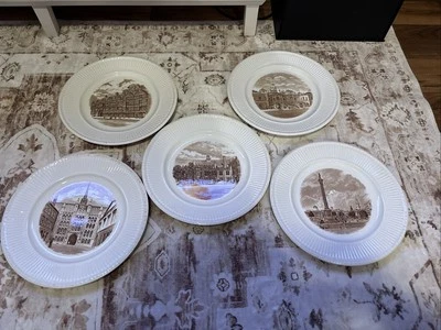 Juego de 5 placas Wedgwood 1941 Old London Views 1ª edición Foto 1 de 4