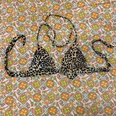 Victoria’s Secret Top Bikini Estampado Leopardo Talla Pequeña Foto 1 de 4