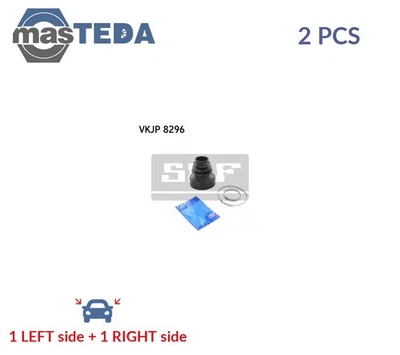 VKJP 8296 CV JOINT BOOT KIT PAIR TRANSMISSION END FRONT SKF 2PCS NEW - Image 1 of 4