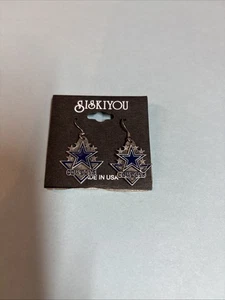 Dallas Cowboys Ohrringe baumelnd baumelnd Football Team NFL Fan Merch Schmuck - Bild 1 von 3