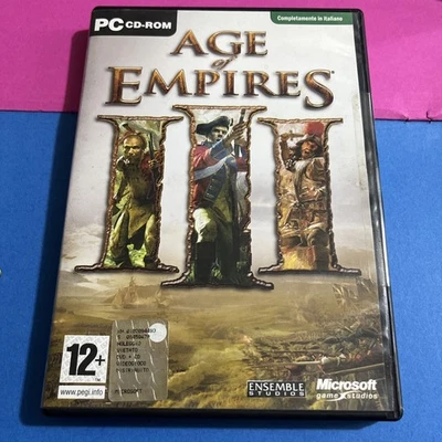 GIOCO VIDEOGIOCO PC ITALIA COLLEZIONE AGE OF EMPIRES III 3 - COMPLETO - 3 DISCHI - Immagine 1 di 4