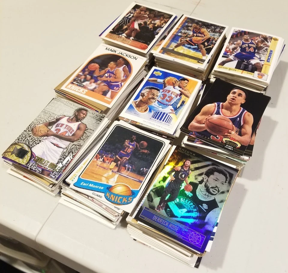 ОГРОМНЫЙ 675 NBA карта лот: New York Knicks RCs, HOF, звезды Бесплатная доставка! +БОНУС! - Изображение 1 из 4