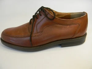 New Mens Florsheim ease Brown Leather Upper Casual Shoes Size 8D Made in Italy - Picture 1 of 12
