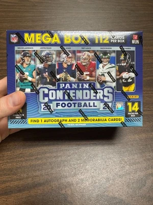 2021 年 NFL 帕尼尼 CONTENDERS 足球 MEGA 盒 TARGET 工厂密封亲笔签名 GTD — 第 1/4 张图片