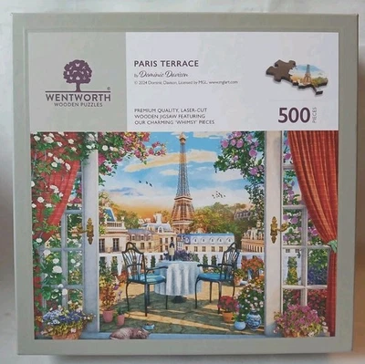 Wentworth Paris Terrace Dominic Davison 500 Piece Jigsaw Puzzle Art NEW - Image 1 of 4