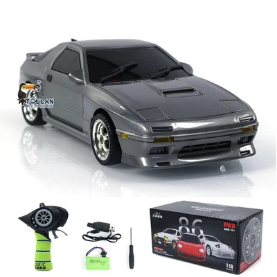 1:18 RX7 RWD RC Drift Car LDRC LD1802 Radio Control Racing Vehicles Gyroscope - Image 1 of 4