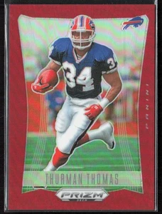 2024 Prizm Deca Thurman Thomas Red Prizm /199 Bills - Bild 1 von 2