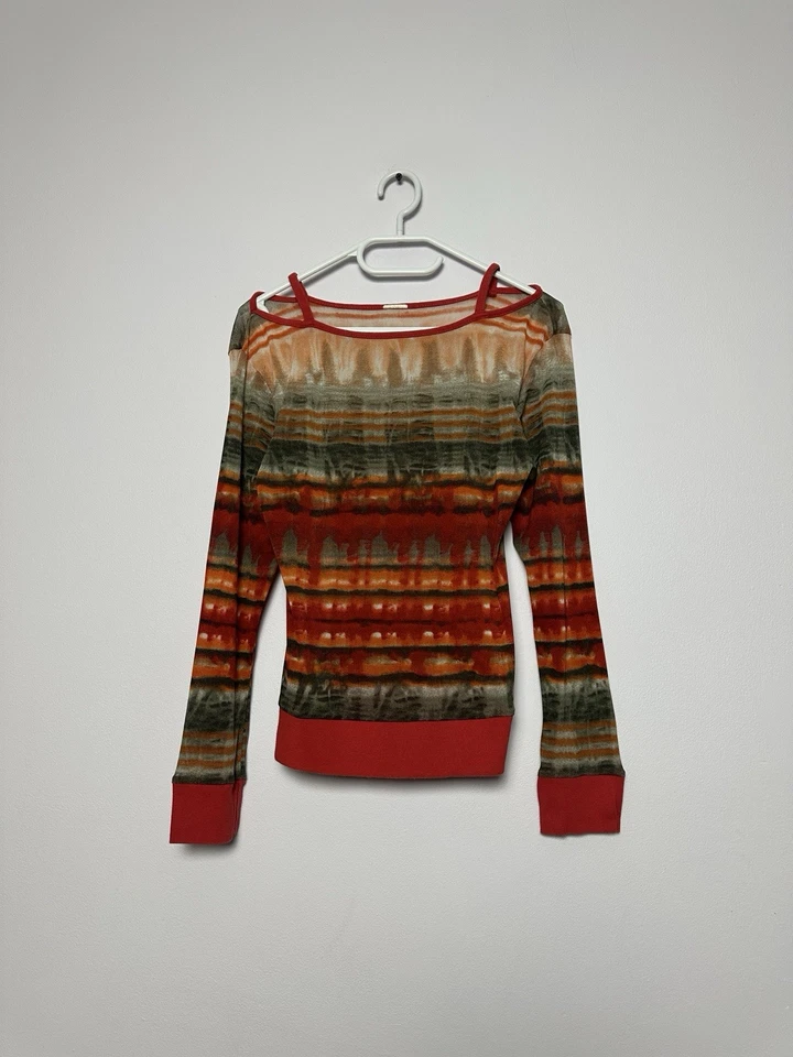 Top de malla vintage Y2K estilo JPG para mujer talla S Foto 1 de 4