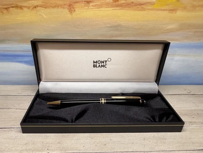 Bolígrafo MONTBLANC Meisterstuck negro con adornos dorados Classique 164 Foto 1 de 4