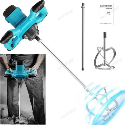 CERBIUT 3500W Rührgerät Rührwerk Mischer Betonmischer Mörtelrührer Rührquirl 6 Gang