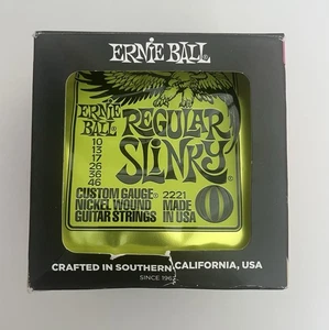 New 2221 Ernie Ball Regular Slinky Nickel 10-46 Electric Guitar Strings 11 Sets - Picture 1 of 6