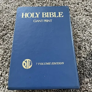 Heilige Bibel RIESENDRUCKAUSGABE in 7 Bänden Box mit Etui 1976 King James - Bild 1 von 6