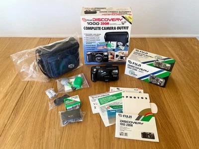 Cámara fotográfica compacta FUJI Discovery 1000 35-80 mm zoom panorámico 35 mm en caja Foto 1 de 4