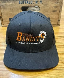 Cappello Berretto Snapback Vintage anni 90 Buffalo Bandits Lacrosse NLL OSFA - Foto 1 di 9