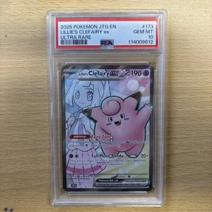 Lillie's Clefairy ex 173/159 Sv09: Journey Together Holo PSA 10 - Picture 1 of 2