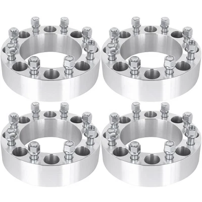 4Pcs 2" 8x6.5 Wheel Spacers 9/16" Studs For Ford E-250 E-350 Econoline 1992-2002 - Imagem 1 de 4