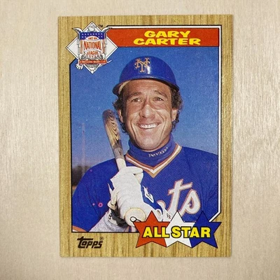 Gary Carter 1987 Topps #602 All Star MLB Baseball New York Mets - Image 1 of 2