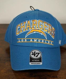Los Angeles Chargers 47 Brand MVP Adjustable Crossroad Blue Hat OSFM NFL - Picture 1 of 8