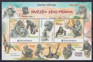 Czech Republic 2025 Fauna, Wild Animals, Monkeys, Stars of Prague Zoo MNH** - Picture 1 of 1