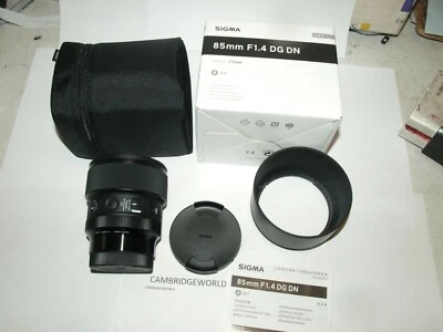 SIGMA 85mmF1.4 ART DG DN LENS for L MOUNT CAMERA NEW in FACTORY BOX & CASE - Image 1 of 4